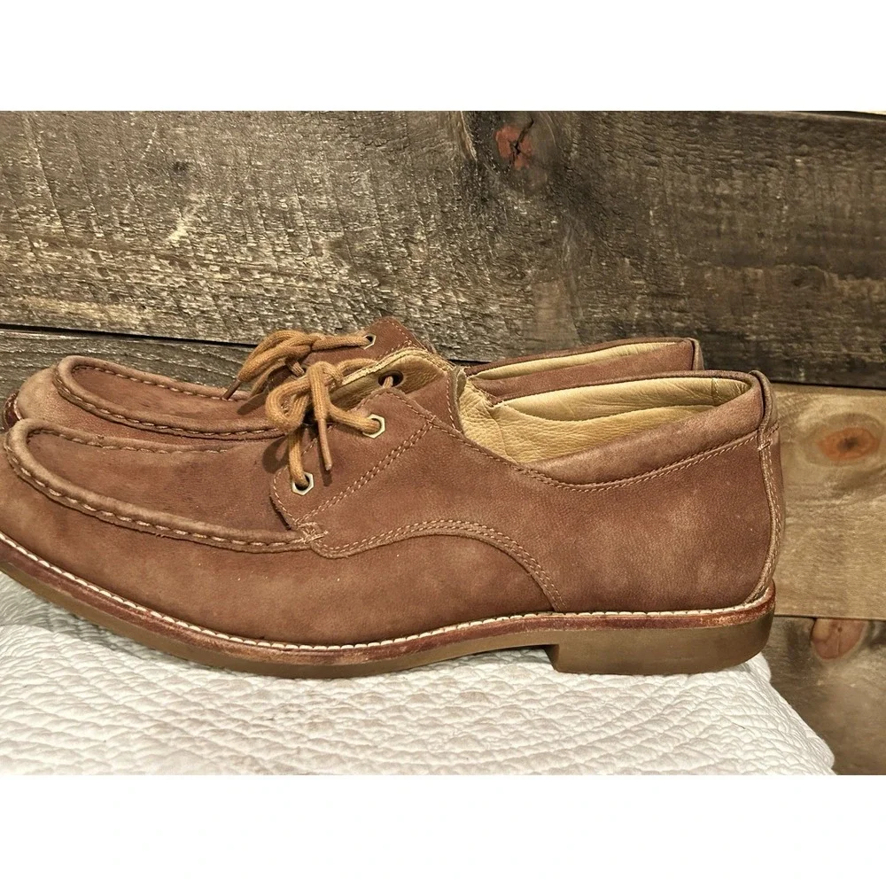 UGG Men's Brown Nubuck Lace-Up Casual Oxfords Shoes 1002443 sz: US 11